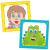 Carte cu abtibilduri Funny Faces PlayLearn Toys