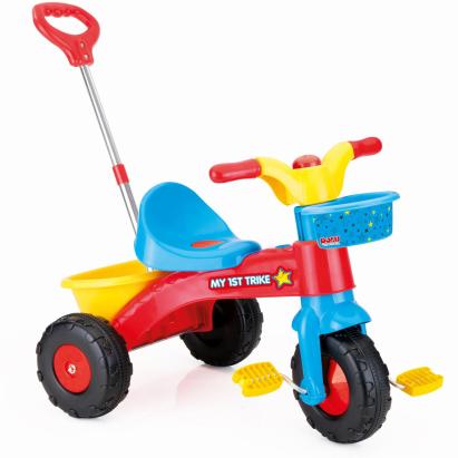 Prima mea tricicleta cu maner - Rapida PlayLearn Toys