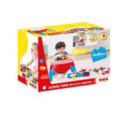 Masuta de activitati cu 30 cuburi de construit PlayLearn Toys