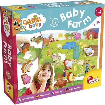 Puzzle de podea - Distractie la ferma (12 piese) PlayLearn Toys