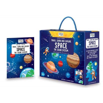 Cunoaste si exploreaza  - Puzzle Spatiul cosmic (205 piese) PlayLearn Toys