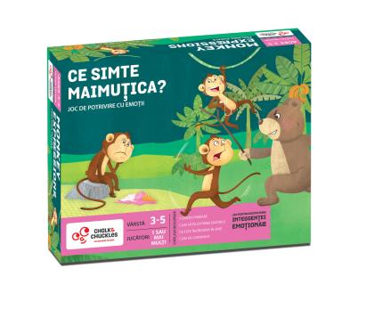 Joc de potrivire - Ce simte maimutica? PlayLearn Toys