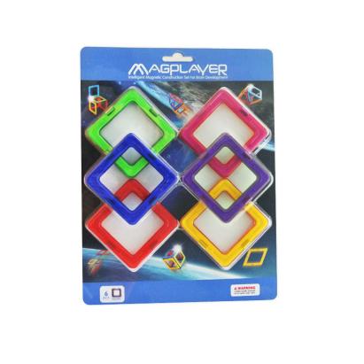 Joc de constructie magnetic - 6 piese PlayLearn Toys