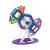 Set de constructie magnetic - 72 piese PlayLearn Toys