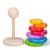 Piramida din lemn - Curcubeul PlayLearn Toys