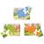 Set 3 puzzle din lemn - Dinozauri PlayLearn Toys