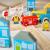 Circuit auto si feroviar (91 piese) PlayLearn Toys