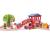 Set cu trenuletul pompierilor PlayLearn Toys