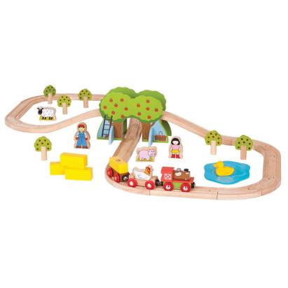 Trenuletul de la ferma PlayLearn Toys