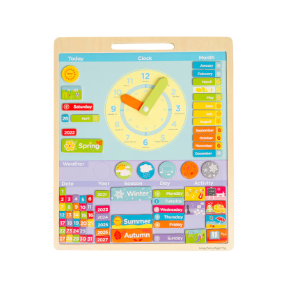 Vremea - Calendar magnetic in limba engleza PlayLearn Toys