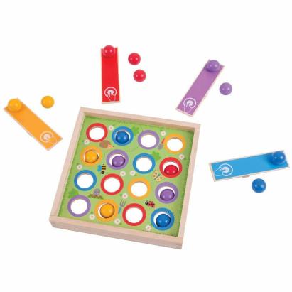 Joc de indemanare - Bilute saltarete PlayLearn Toys