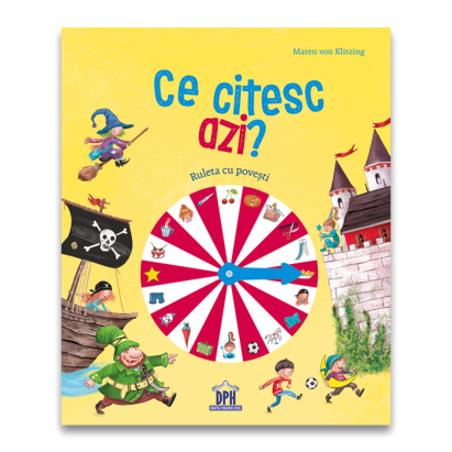 Ce citesc azi? - Ruleta cu povesti (carte cu roata) PlayLearn Toys