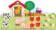 Puzzle - Numaram animalele de la ferma ( 6 piese) PlayLearn Toys