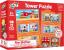 Puzzle vertical - Statia de pompieri (12 piese) PlayLearn Toys