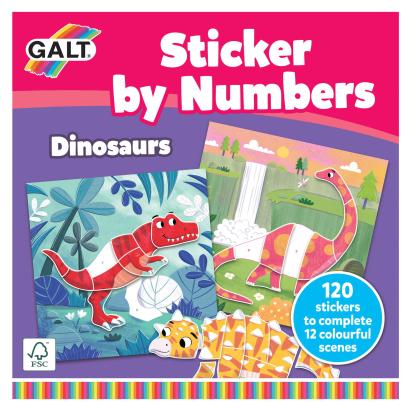 Cartea mea cu stickere -  Dinozauri prietenosi PlayLearn Toys