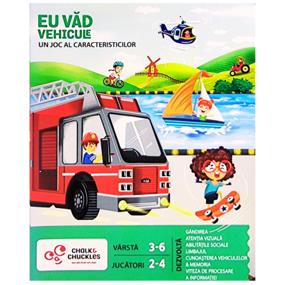 Joc de logica - Eu vad - Vehicule PlayLearn Toys