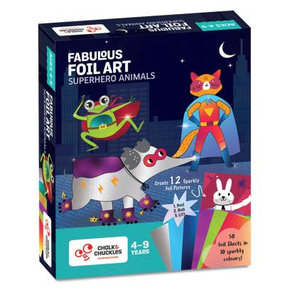 Arta cu folii de transfer - Supereroi PlayLearn Toys