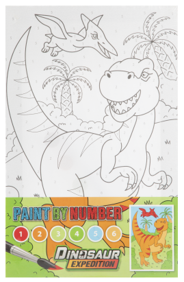 Tablou pictez pe numere - Dinozaur PlayLearn Toys