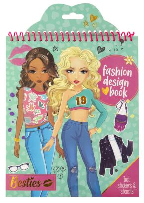 Carte cu abtibilduri - Fashion Design (Verde) PlayLearn Toys