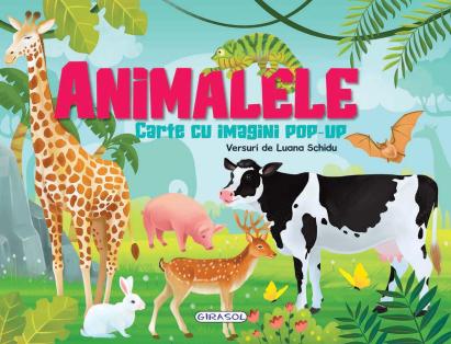 Carte cu imagini pop-up - Animalele PlayLearn Toys