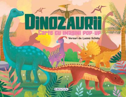 Carte cu imagini pop-up - Dinozaurii PlayLearn Toys