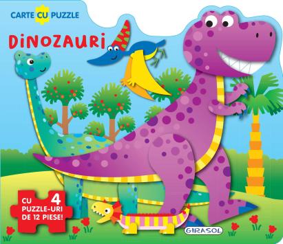 Carte cu puzzle - Dinozauri PlayLearn Toys