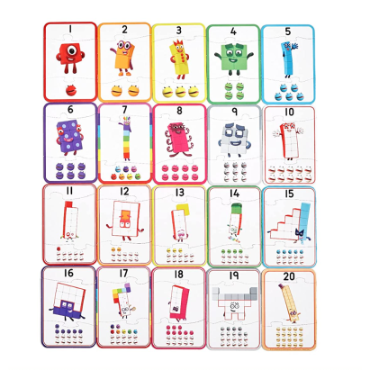 Puzzle - Invat sa numar de la 1 - 20 - Numberblocks PlayLearn Toys