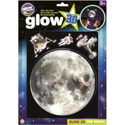 Abtibilduri 3D reflectorizante - Luna PlayLearn Toys