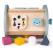 Cilindru din lemn cu activitati (pastel) PlayLearn Toys