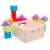 Cuburi din lemn - Set 17 piese PlayLearn Toys