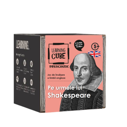 Joc lingvistic Learning Cube® - Pe urmele lui Shakespeare PlayLearn Toys