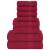 Set prosoape 8 piese Bordeaux 360 g/m² 100% bumbac GartenMobel Dekor