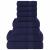 Set prosoape 8 piese Bleumarin 360 g/m² 100% bumbac GartenMobel Dekor