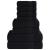 Set prosoape 8 buc Negru 360 g/m² 100% bumbac GartenMobel Dekor