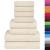 Set prosoape 8 piese cremă 360 g/m² 100% bumbac GartenMobel Dekor