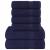 Set prosoape 6 piese Bleumarin 360 g/m² 100% bumbac GartenMobel Dekor