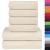 Set prosoape 8 piese cremă 360 g/m² 100% bumbac GartenMobel Dekor