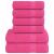 Set prosoape 12 piese roz 360 g/m² 100% bumbac GartenMobel Dekor