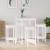 Set mobilier de bar, 5 piese, alb, lemn masiv de pin GartenMobel Dekor