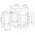 Set mobilier de bar, 5 piese, alb, lemn masiv de pin GartenMobel Dekor