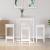 Set mobilier de bar, 5 piese, alb, lemn masiv de pin GartenMobel Dekor