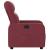 Fotoliu rabatabil electric, roșu vin, material textil GartenMobel Dekor