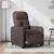 Fotoliu rabatabil electric, maro închis, material textil GartenMobel Dekor