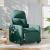 Fotoliu electric de masaj rabatabil, verde închis, textil GartenMobel Dekor