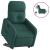 Fotoliu electric rabatabil cu ridicare, verde închis, textil GartenMobel Dekor