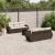 Set canapele de grădină cu perne, 7 piese, maro, poliratan GartenMobel Dekor