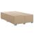 Pat box spring cu saltea, cappuccino, 80x200 cm piele ecologică GartenMobel Dekor