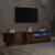 Dulap TV cu lumini LED lemn vechi 180x35x40 cm lemn prelucrat GartenMobel Dekor