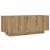 Dulap TV cu LED stejar artizanal 200x35x40 cm lemn prelucrat GartenMobel Dekor