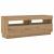 Dulap TV cu LED stejar artizanal 200x35x40 cm lemn prelucrat GartenMobel Dekor